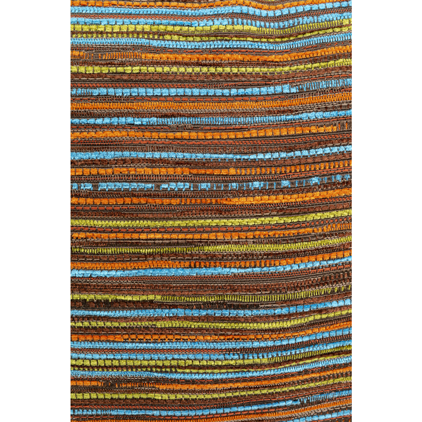 Cushion Colourful Stripes Brown 40x40cm