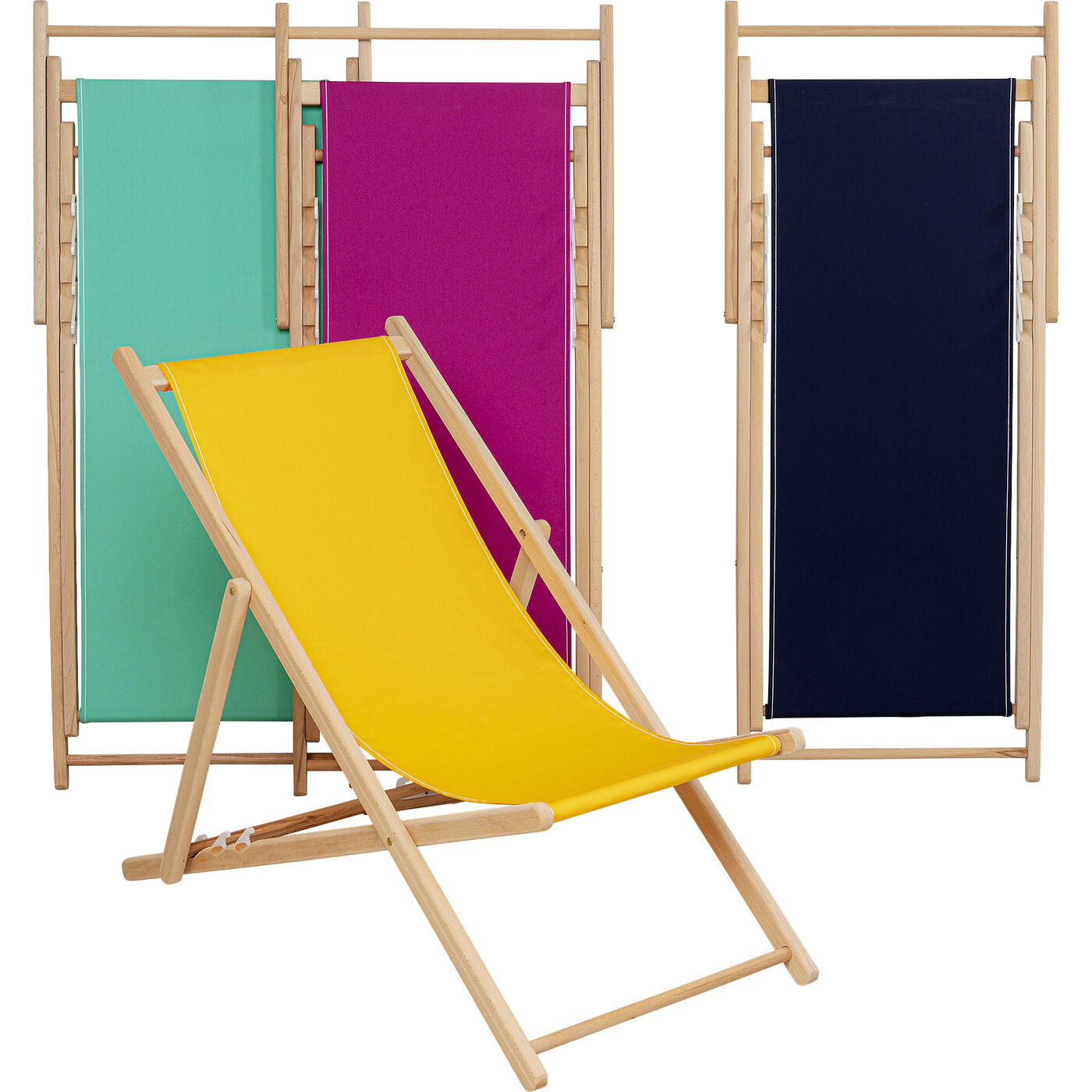 Deckchair Easy Summer Yellow