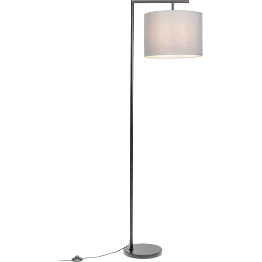 Floor Lamp Angular Matt Black 160cm