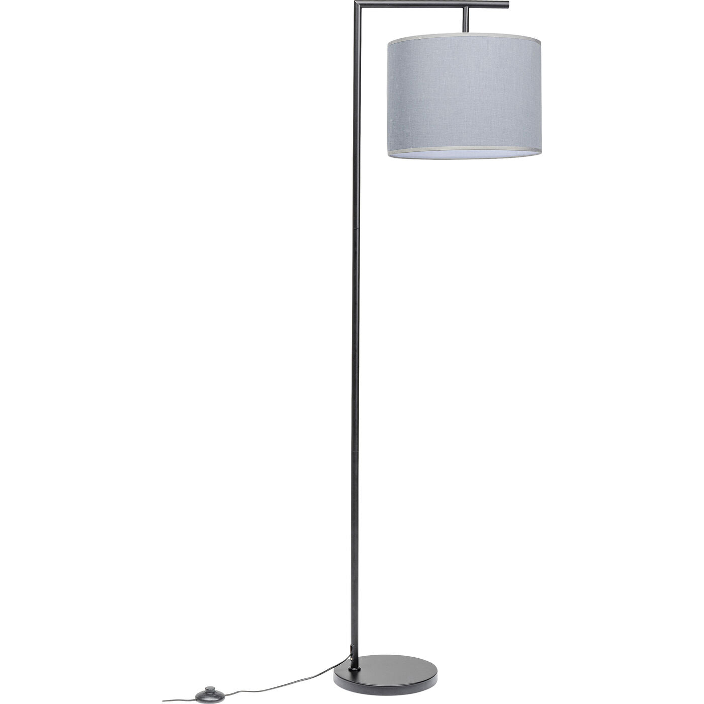 Floor Lamp Angular Matt Black 160cm