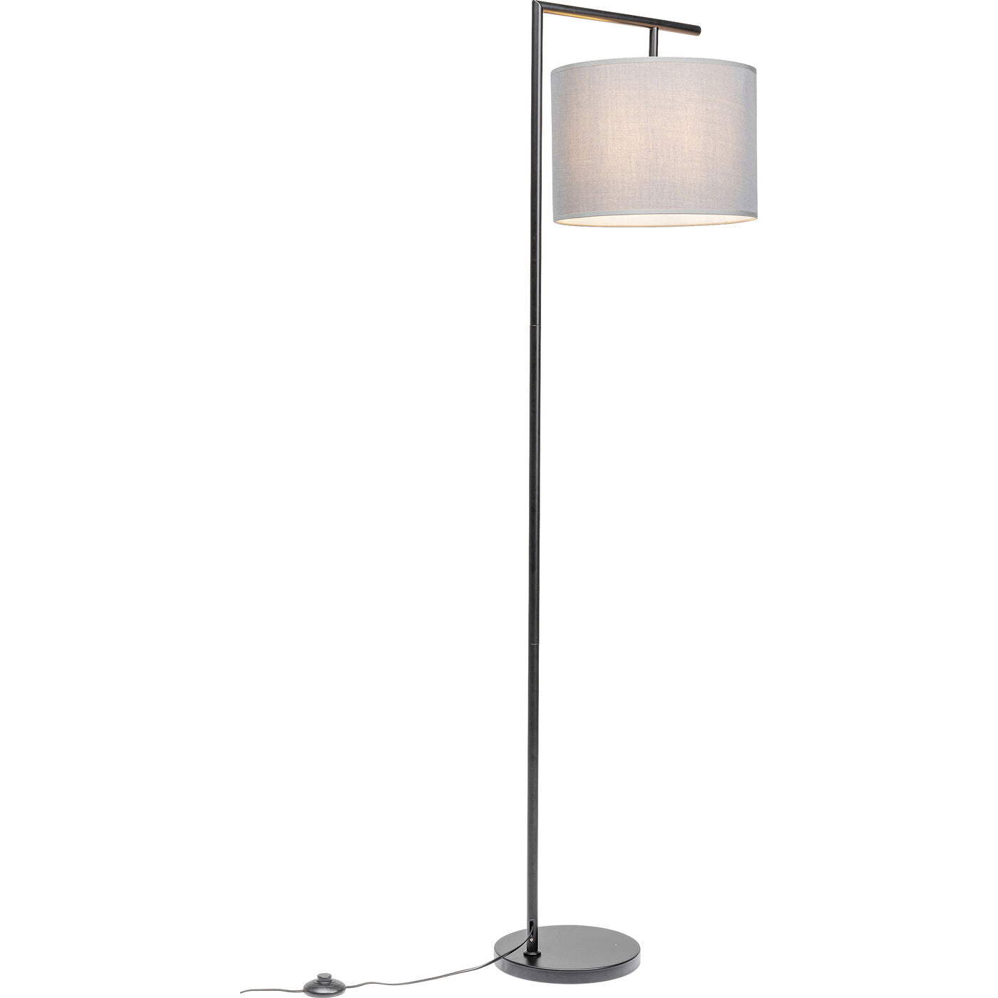 Floor Lamp Angular Matt Black 160cm