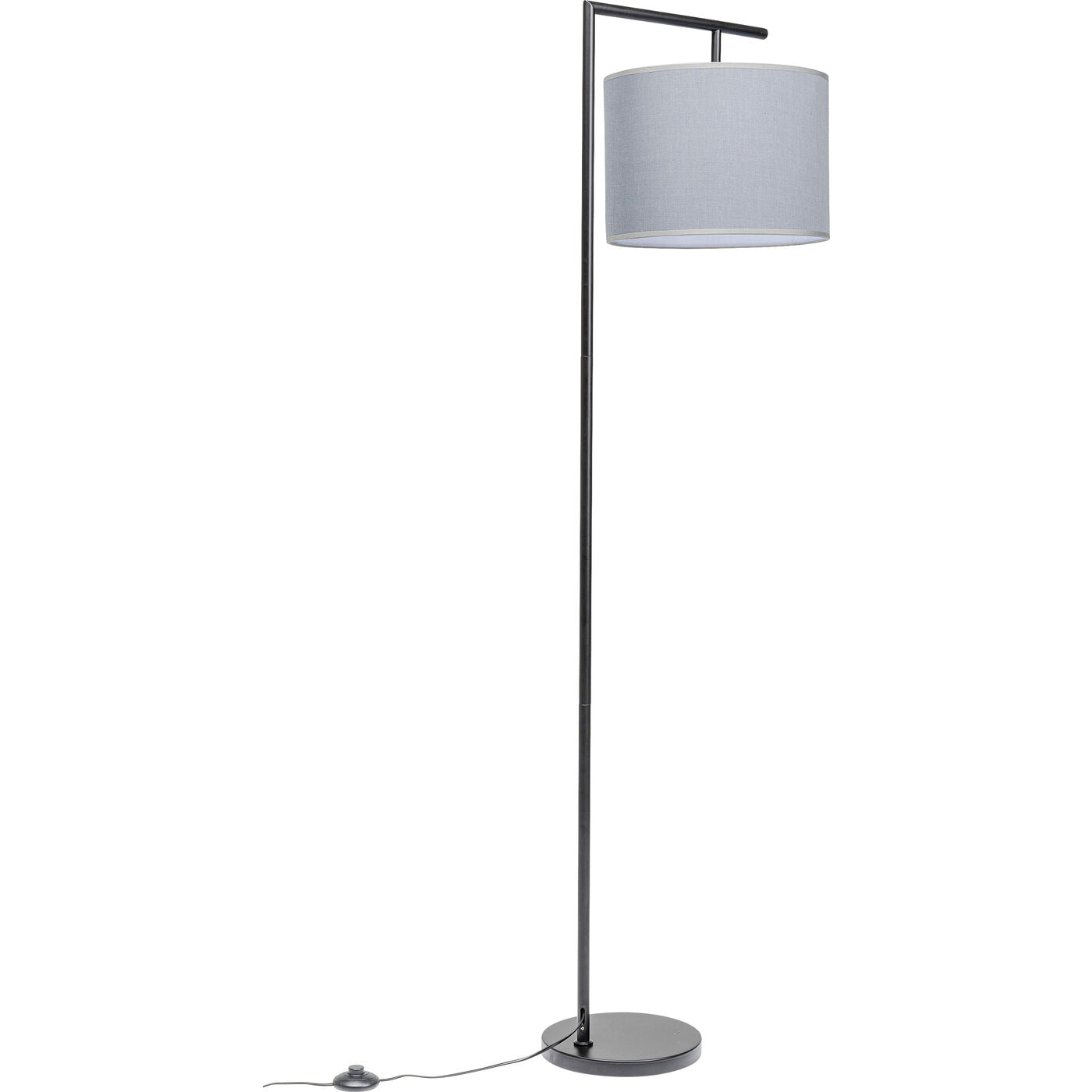 Floor Lamp Angular Matt Black 160cm