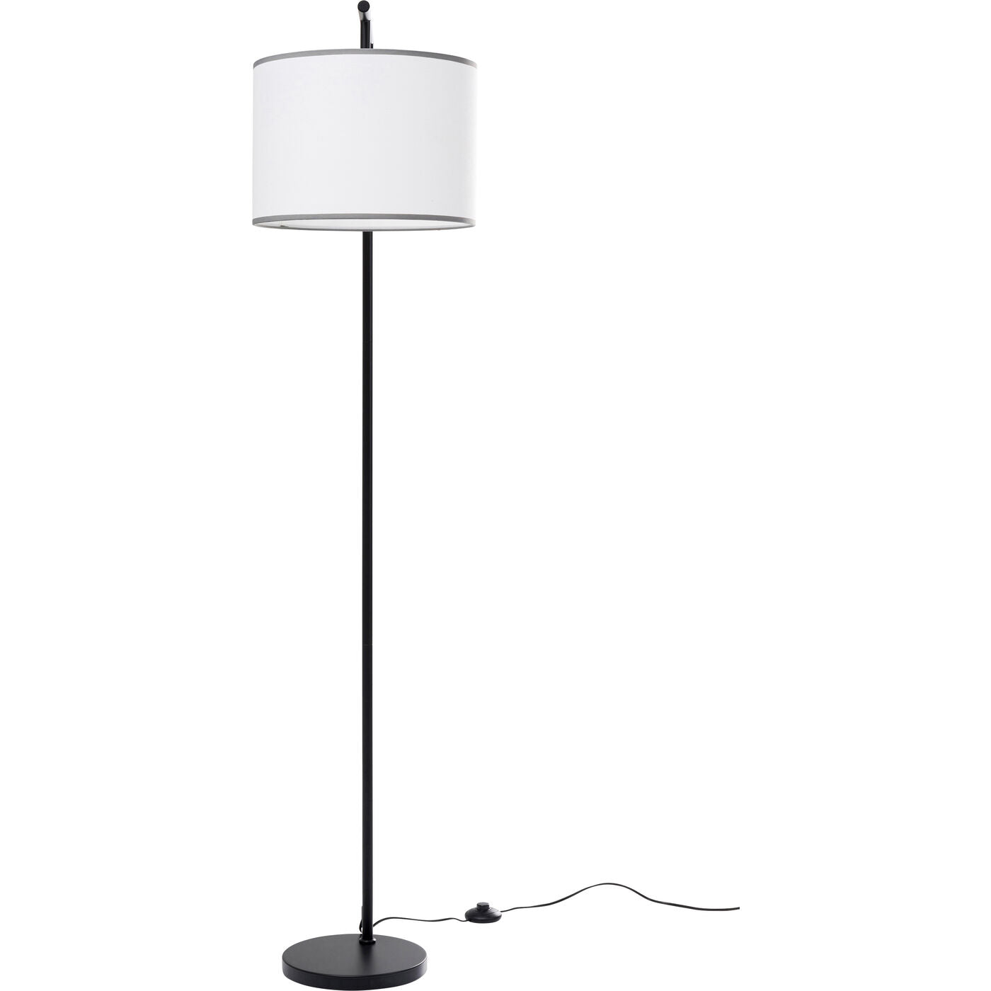 Floor Lamp Angular Matt Black 160cm