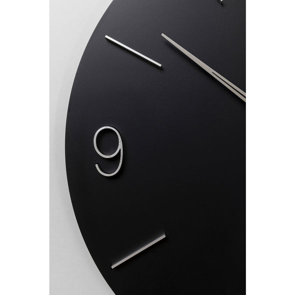 Wall Clock Oscar Black Ø60cm
