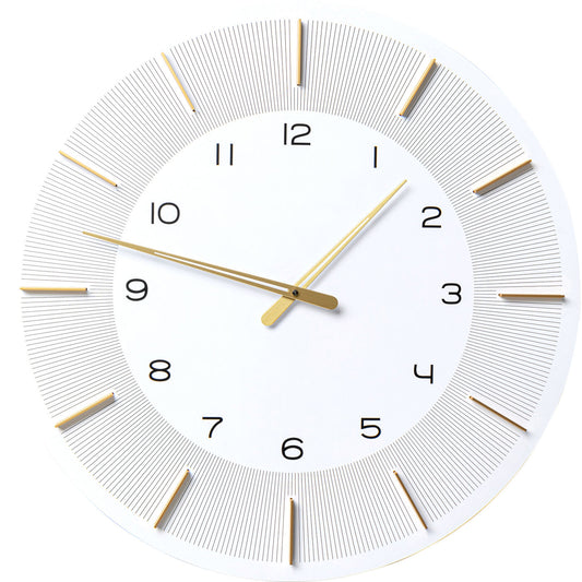 Wall Clock Lio White Ø60cm