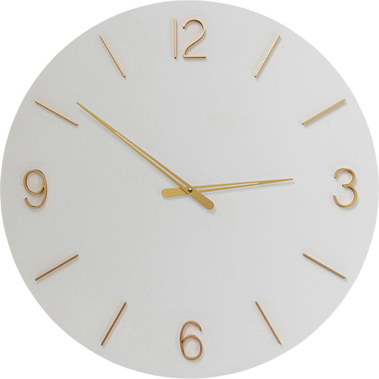 wall clock oscar white o60