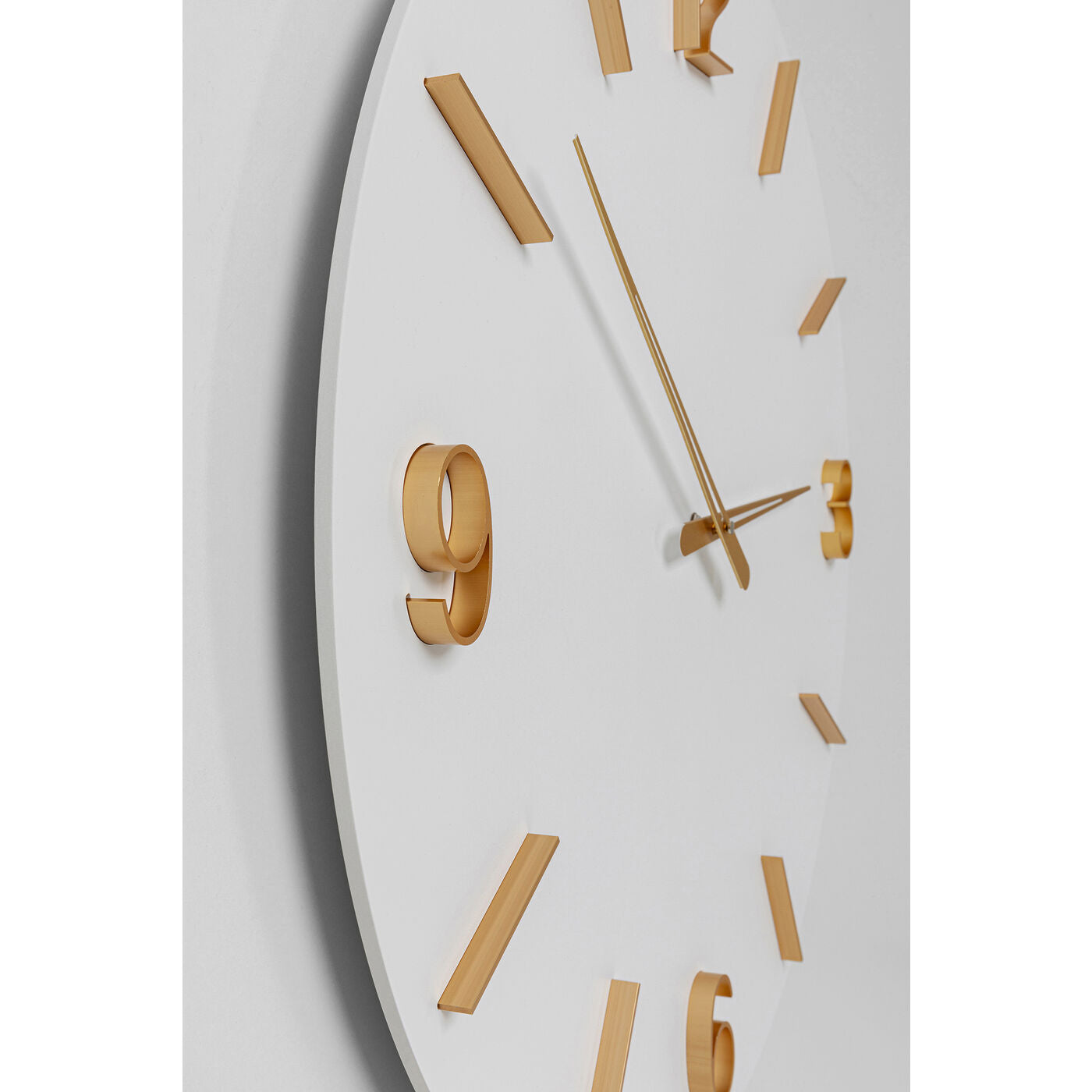 wall clock oscar white o60