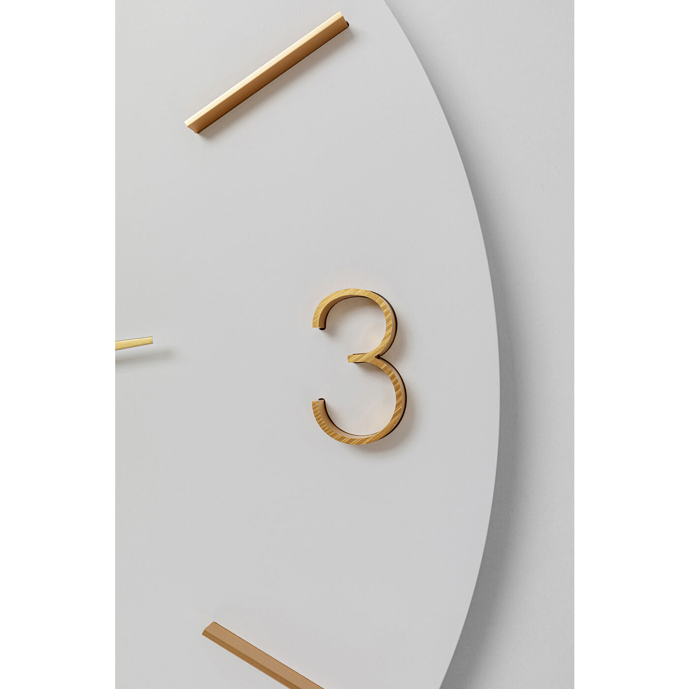 wall clock oscar white o60