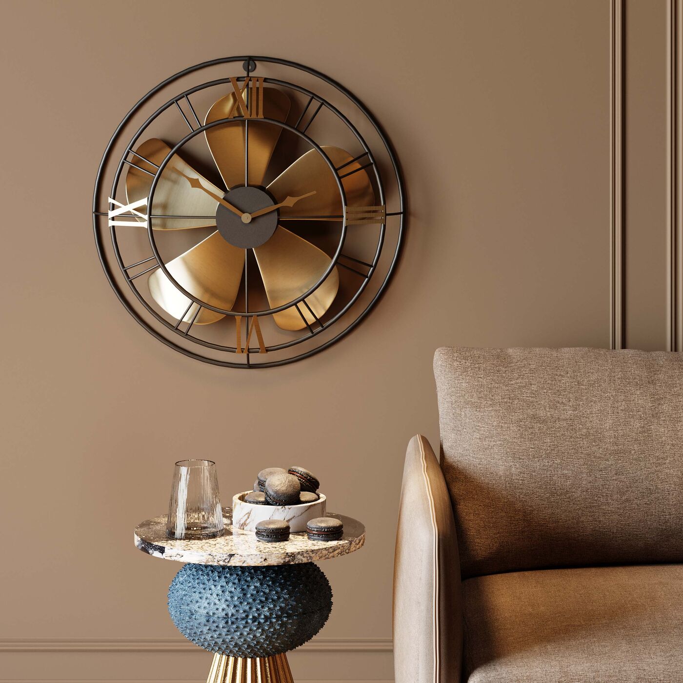 Wall Clock Propeller √ò62cm