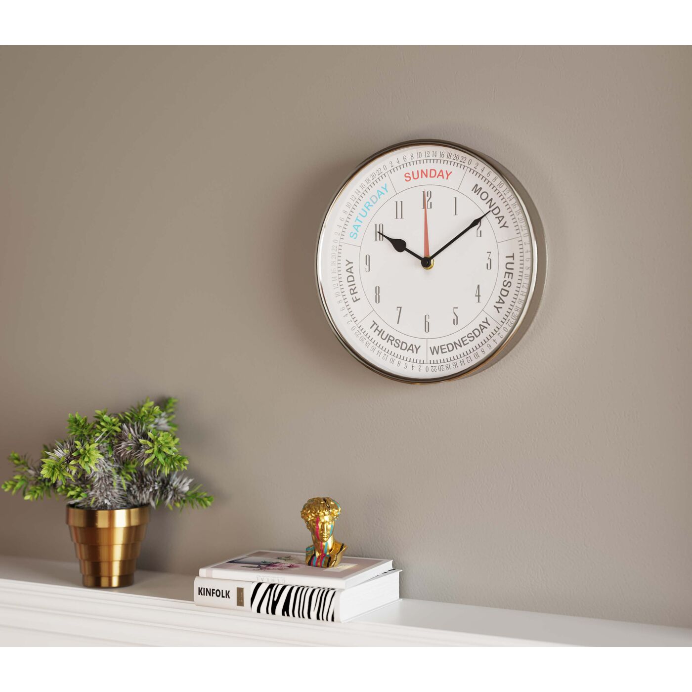 Wall Clock Barometer √ò30cm