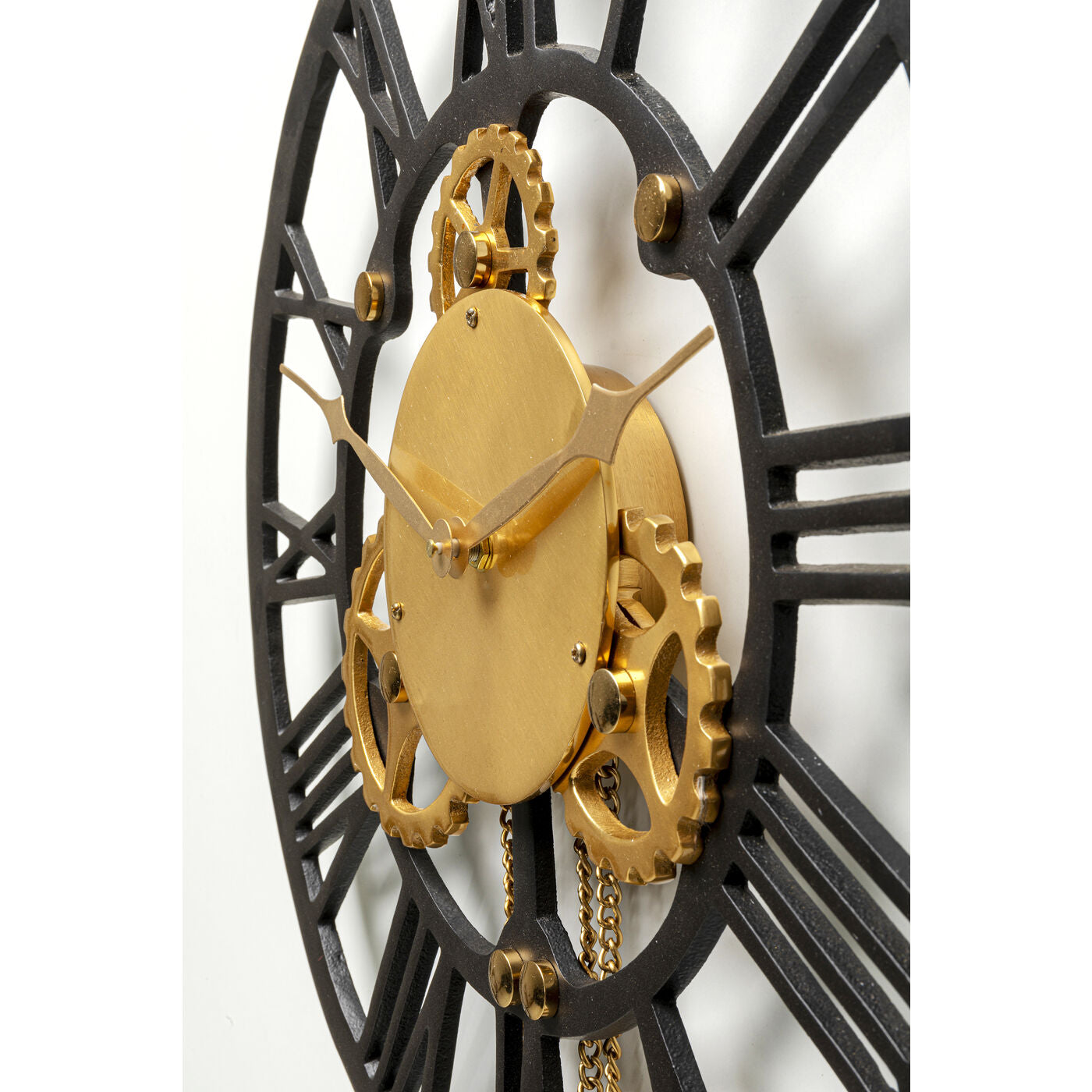 Wall Clock Clockwork 126x46cm