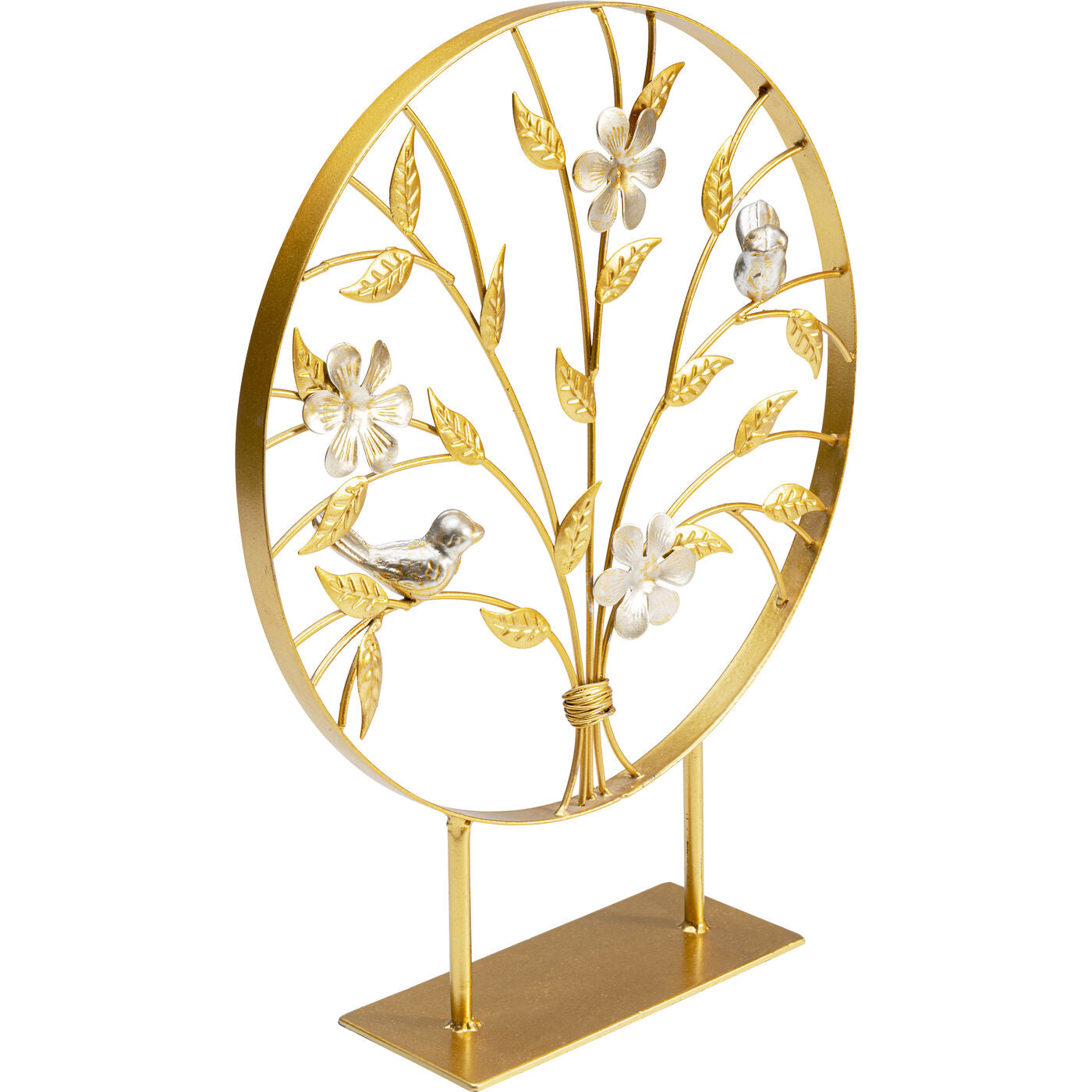 Deco Object Singing Birds Gold 38cm