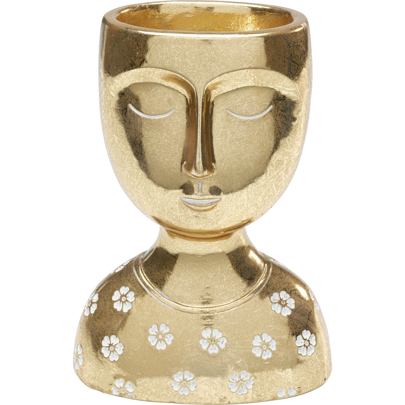 Deco Object Daisy Head Gold 19cm