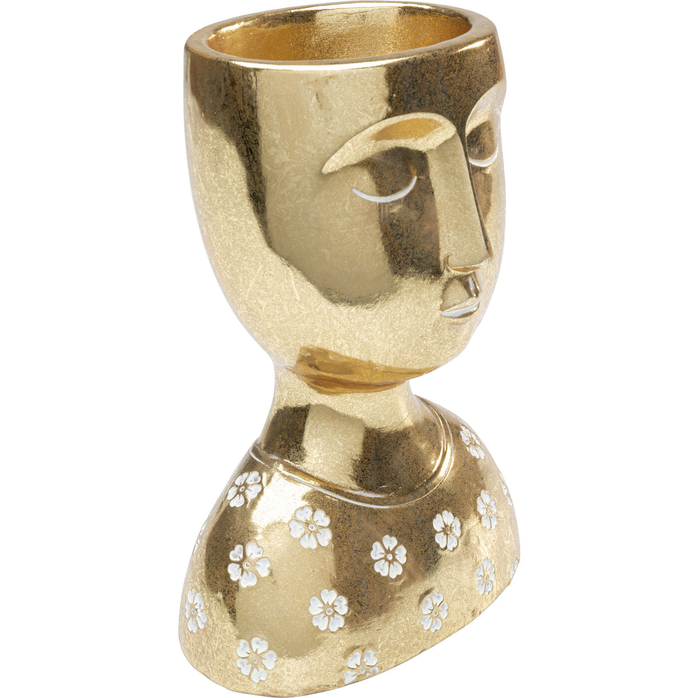 Deco Object Daisy Head Gold 19cm