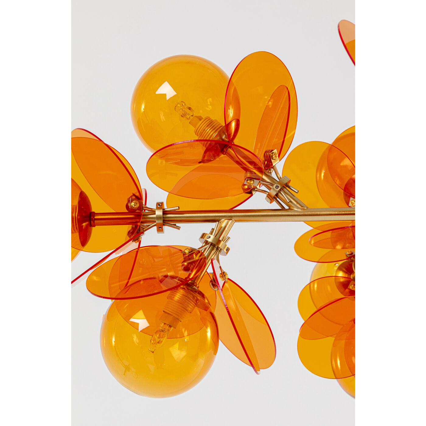 Pendant Lamp Globo Amber 79cm