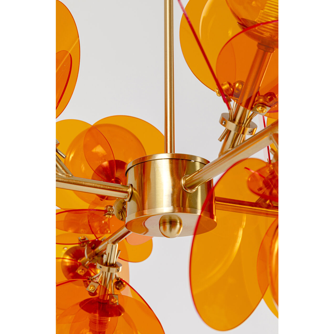 Pendant Lamp Globo Amber 79cm