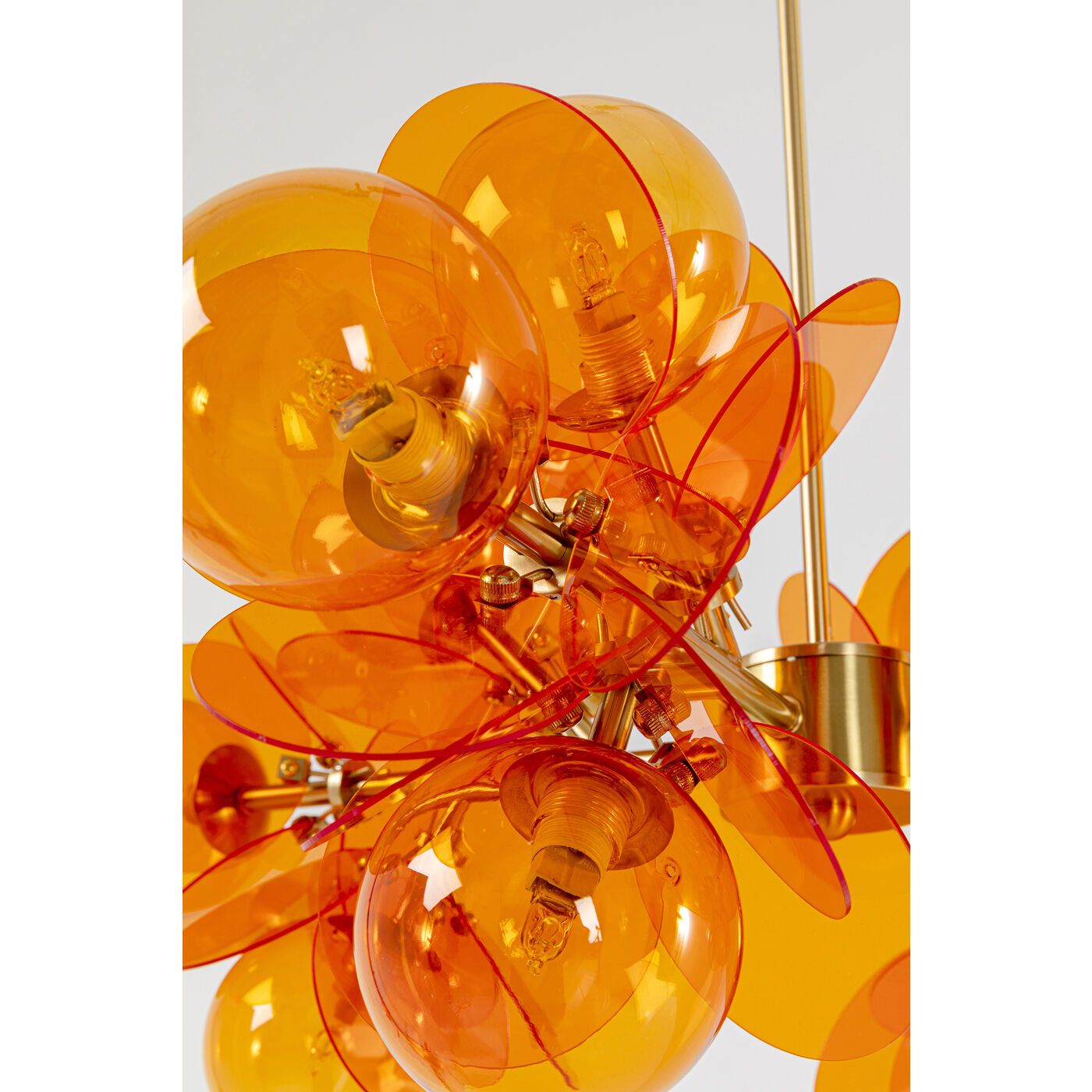 Pendant Lamp Globo Amber 79cm