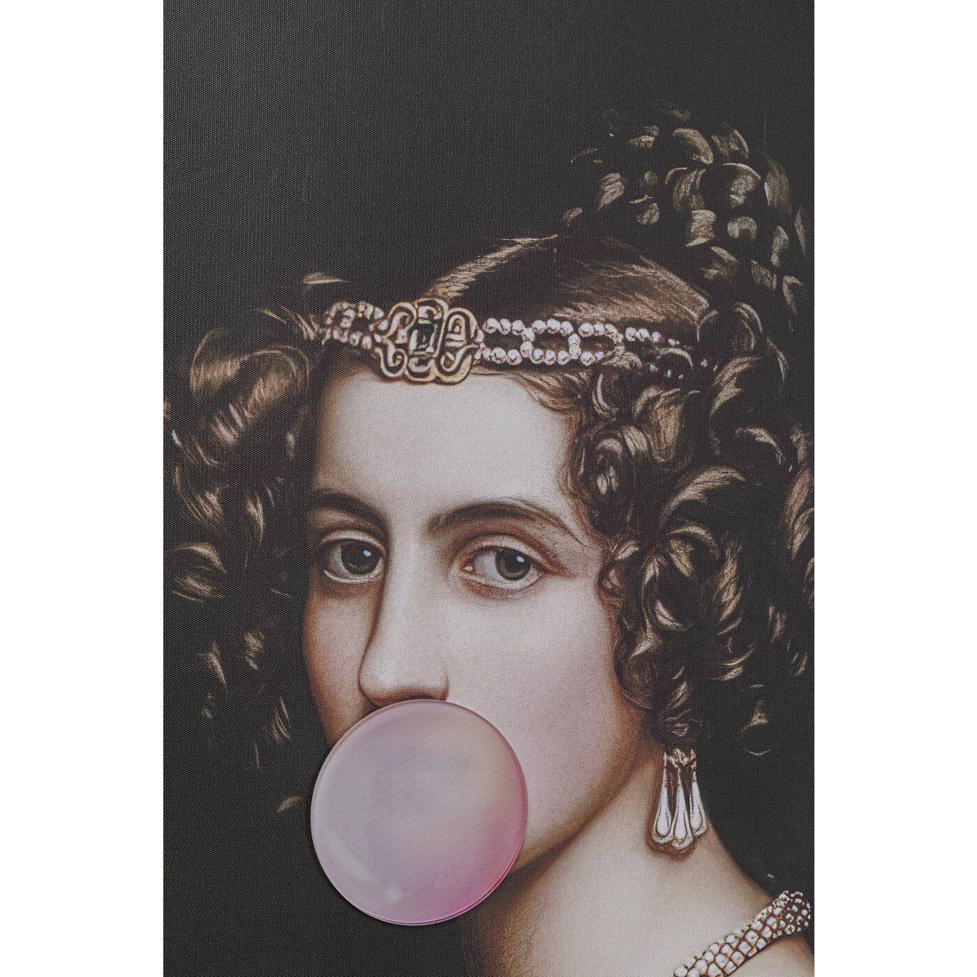 Framed Picture Bubble Gum 80x120cm