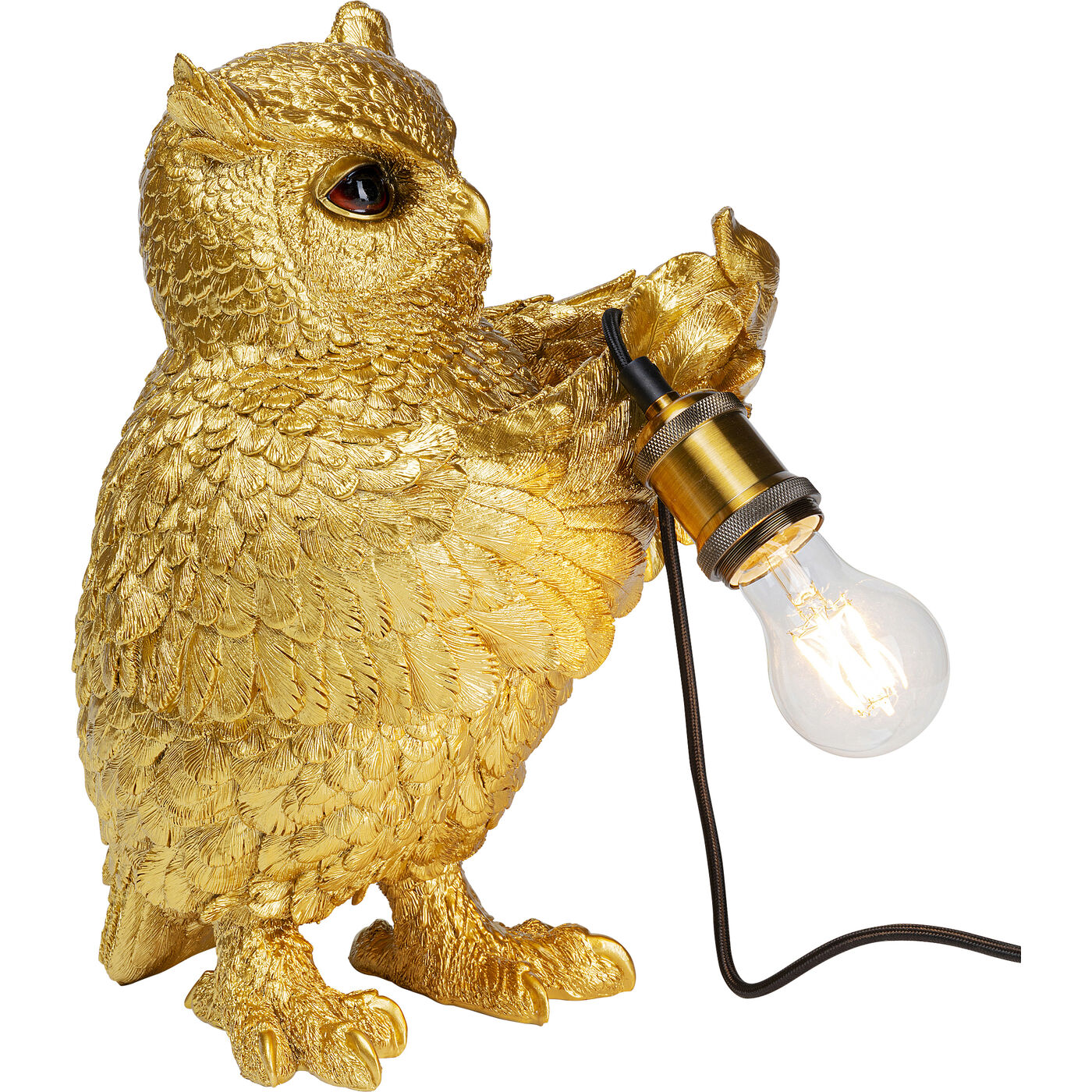 Table Lamp Animal Owl 37cm