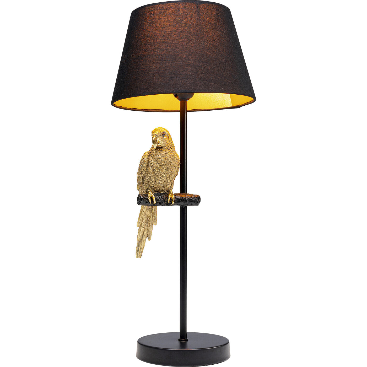 Table Lamp Animal Parrot Gold 56cm