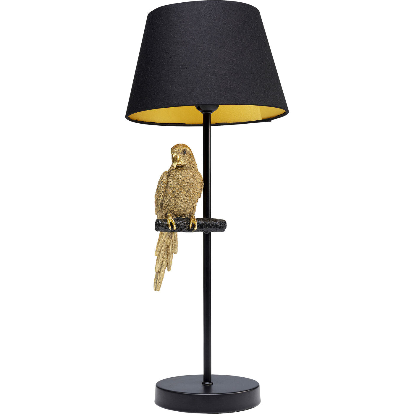 Table Lamp Animal Parrot Gold 56cm