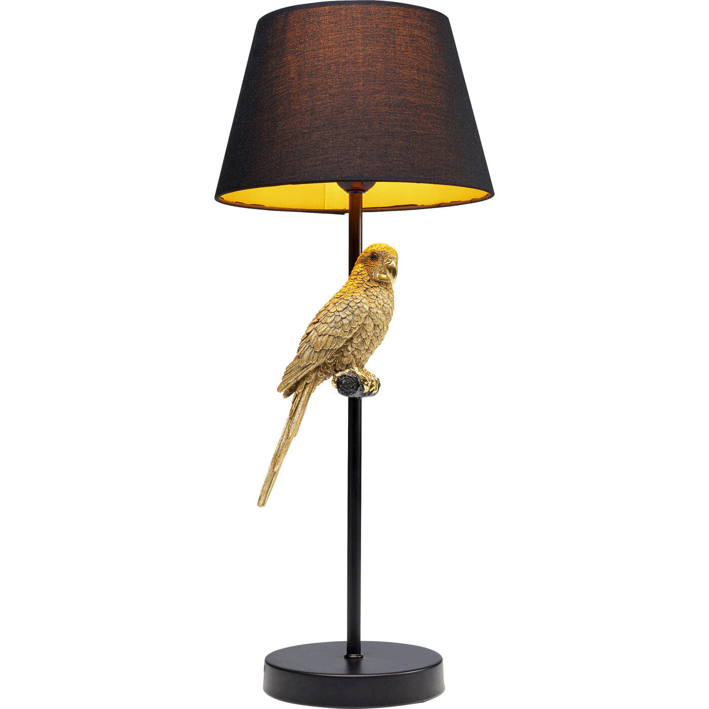 Table Lamp Animal Parrot Gold 56cm