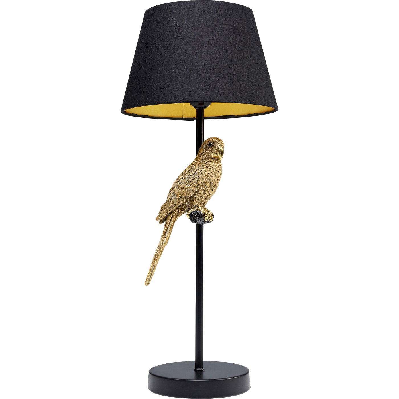 Table Lamp Animal Parrot Gold 56cm