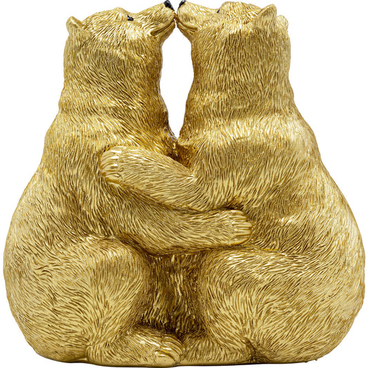 Deco Figurine Kissing Bears 17cm