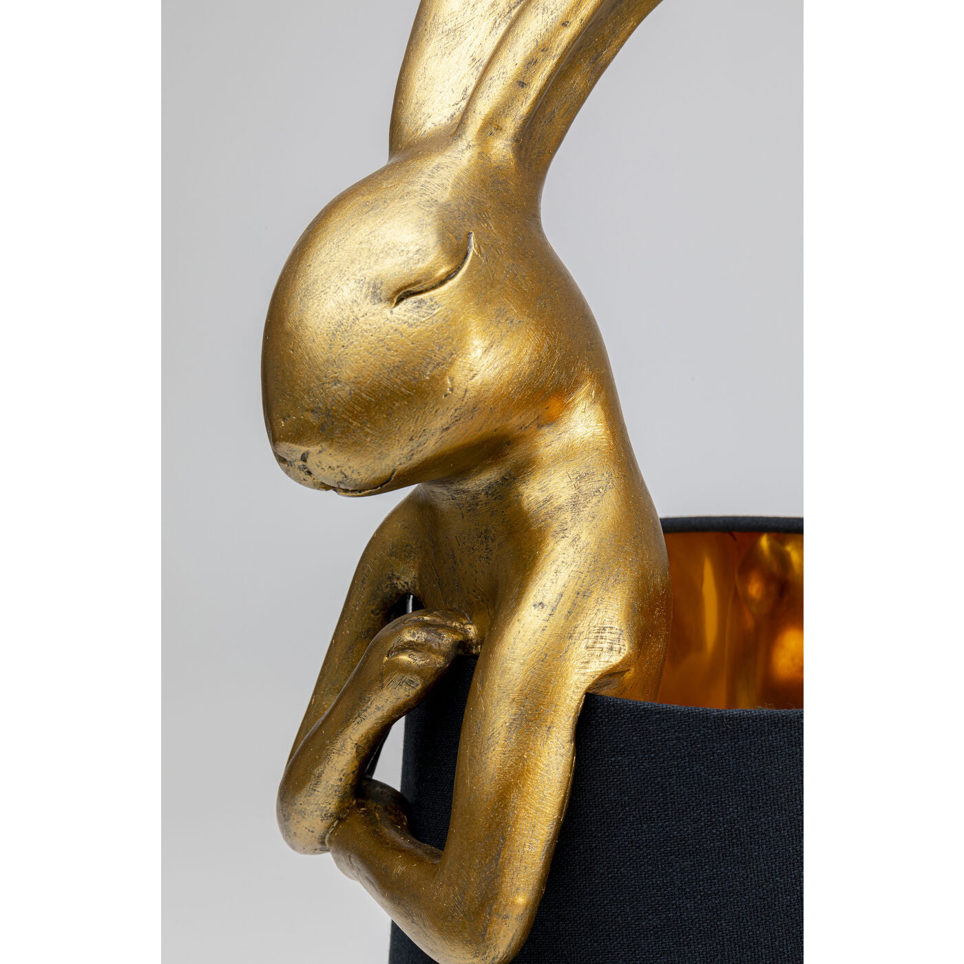 Table Lamp Animal Rabbit Gold/Black 68cm