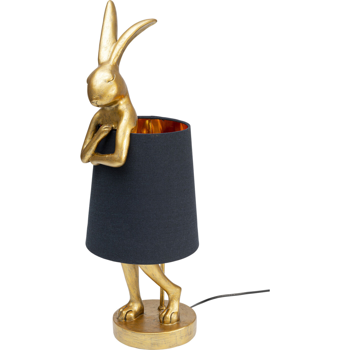 Table Lamp Animal Rabbit Gold/Black 68cm