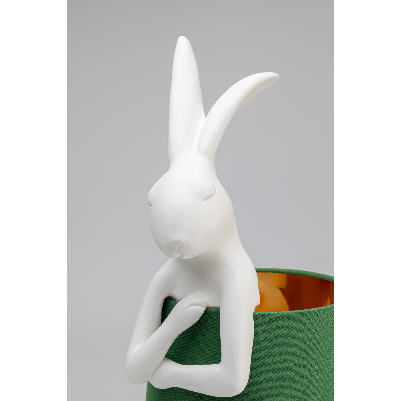 Table Lamp Animal Rabbit White/Green 68cm