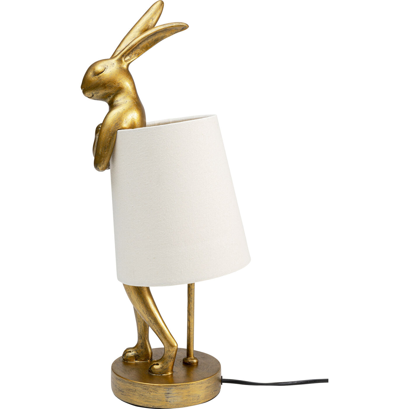 Table Lamp Animal Rabbit Gold/White 50cm