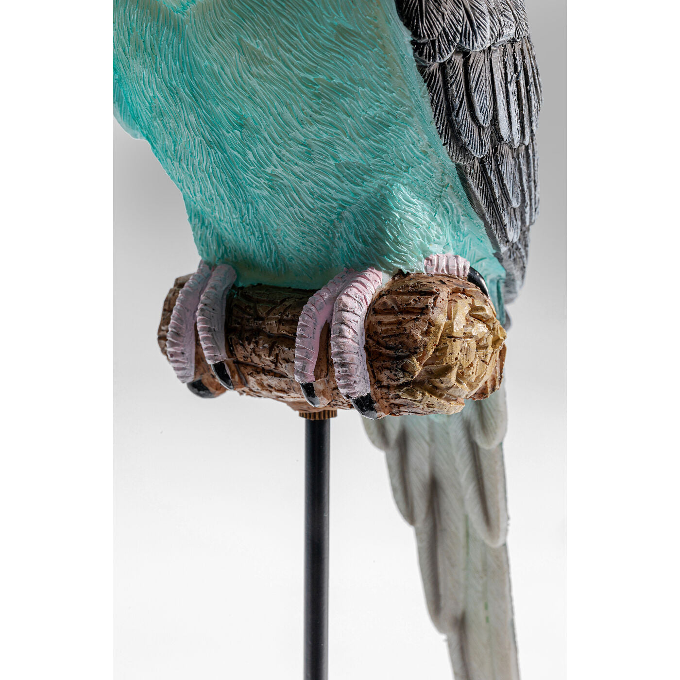 Deco Figurine Parrot Turquoise 36cm