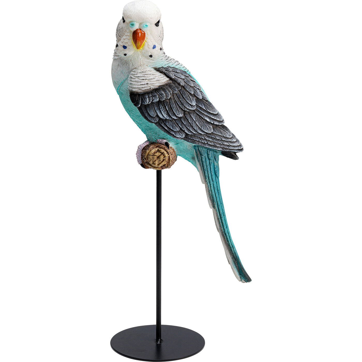 Deco Figurine Parrot Turquoise 36cm