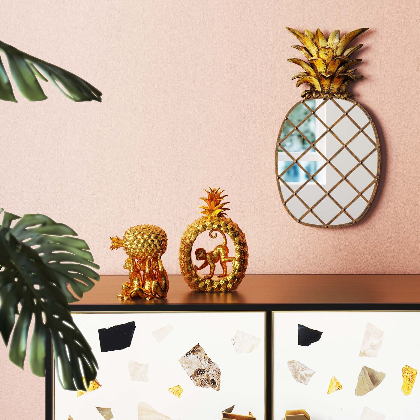 Deco Figurine Pineapple Treasure 16cm