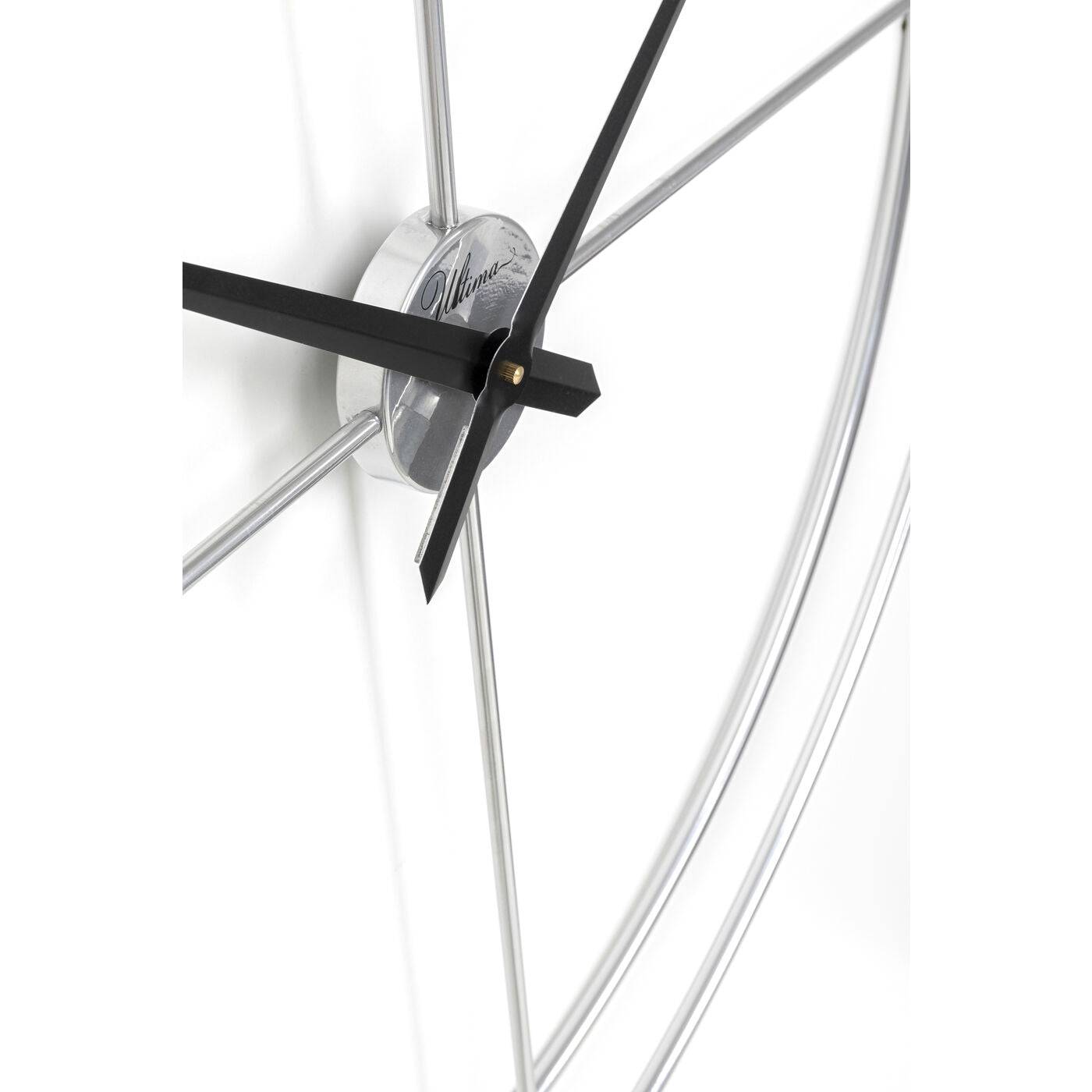 Wall Clock Simple Pure Silver √ò95cm