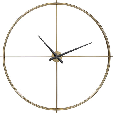 Wall Clock Simple Pure Brass √ò95cm