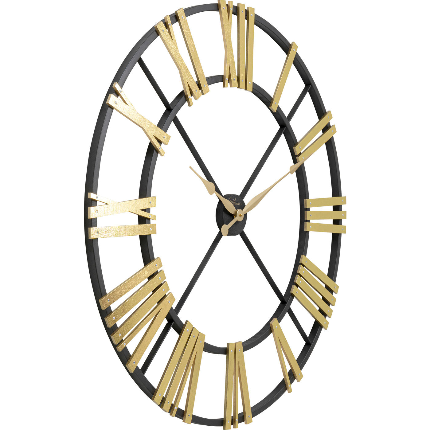 Wall Clock Nevio Brass √ò95cm