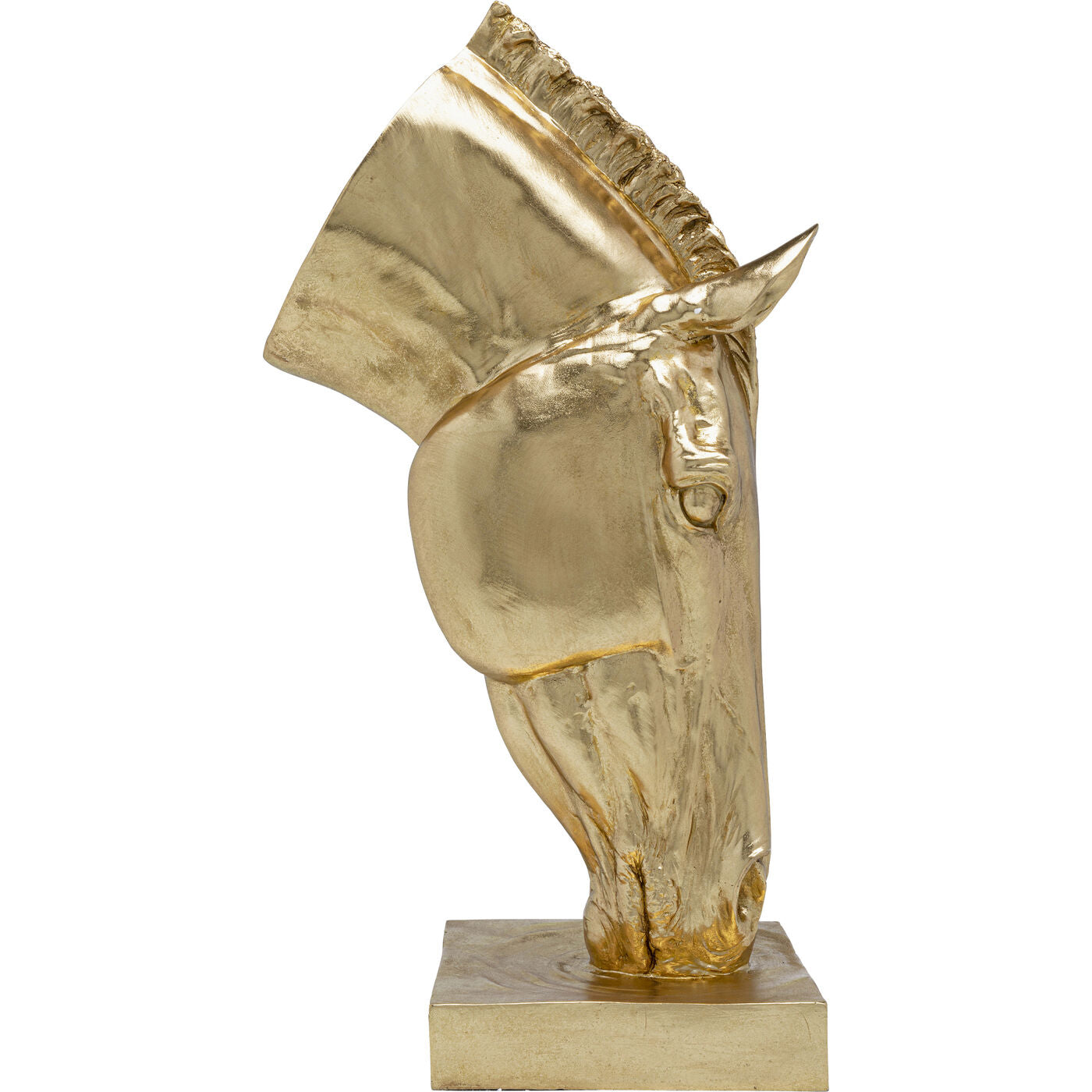 Deco Object Horse Face Gold 72cm