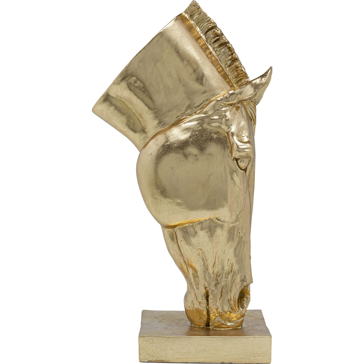 Deco Object Horse Face Gold 57cm