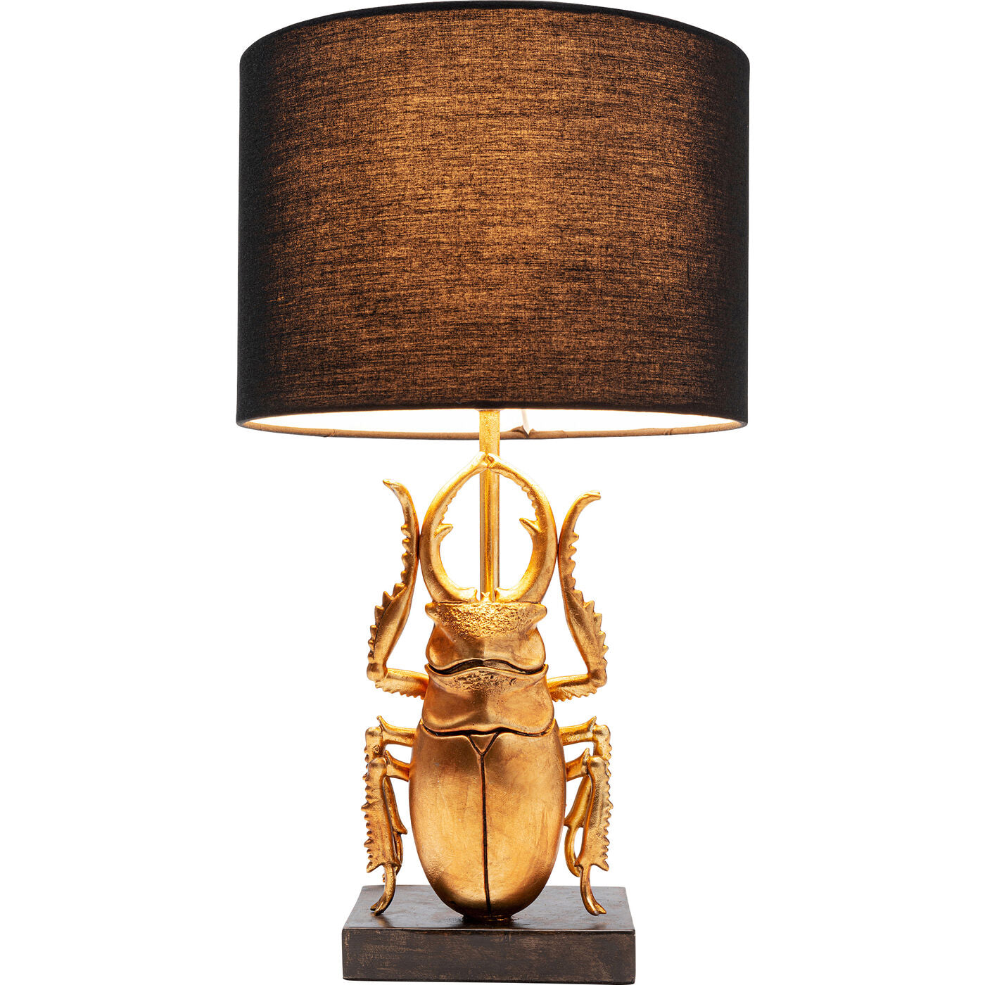 Table Lamp Animal Beetle Gold 42cm