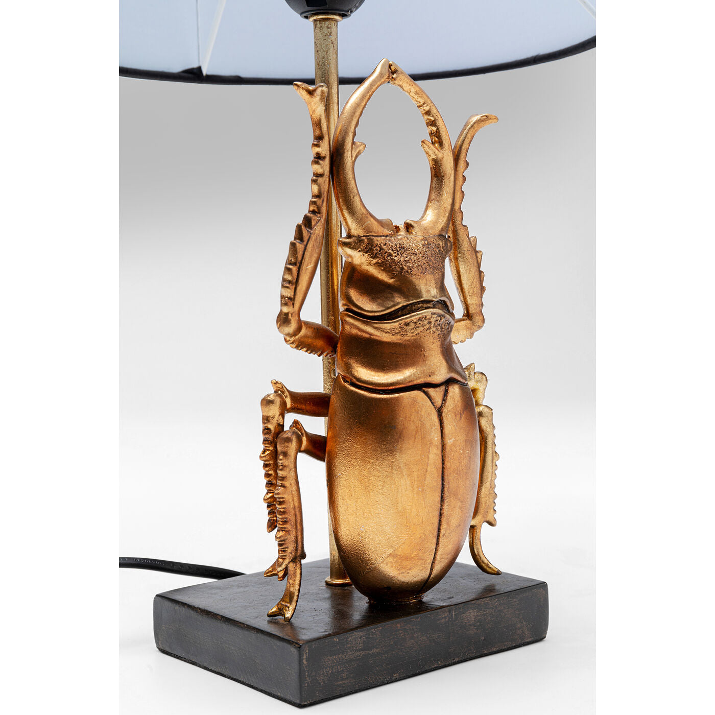 Table Lamp Animal Beetle Gold 42cm