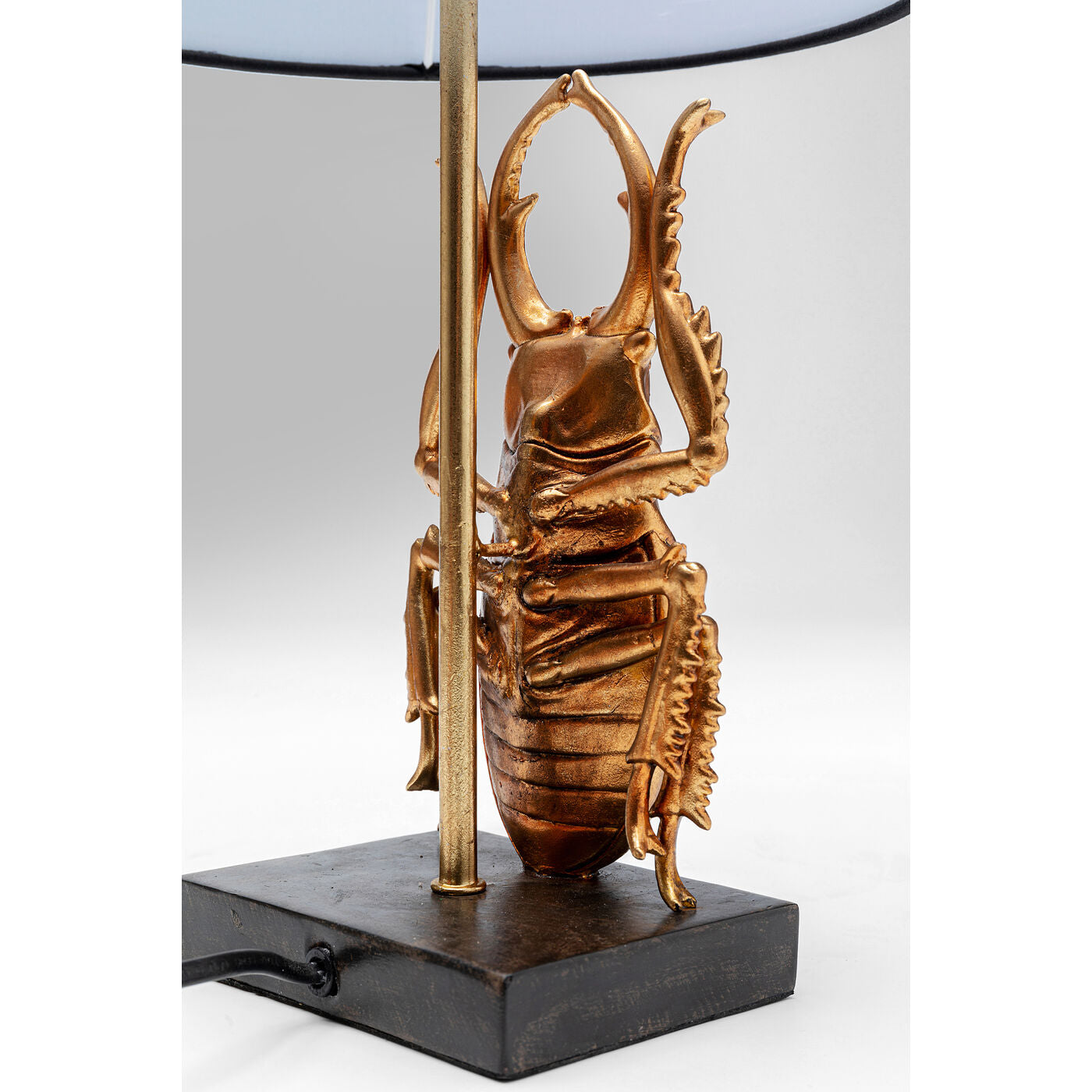 Table Lamp Animal Beetle Gold 42cm