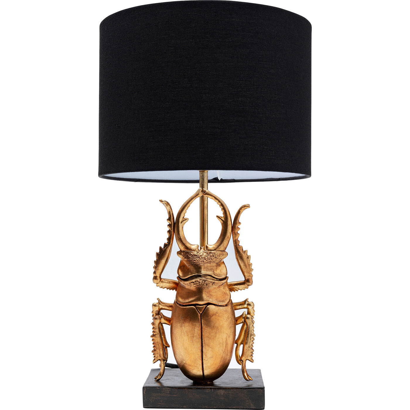 Table Lamp Animal Beetle Gold 42cm