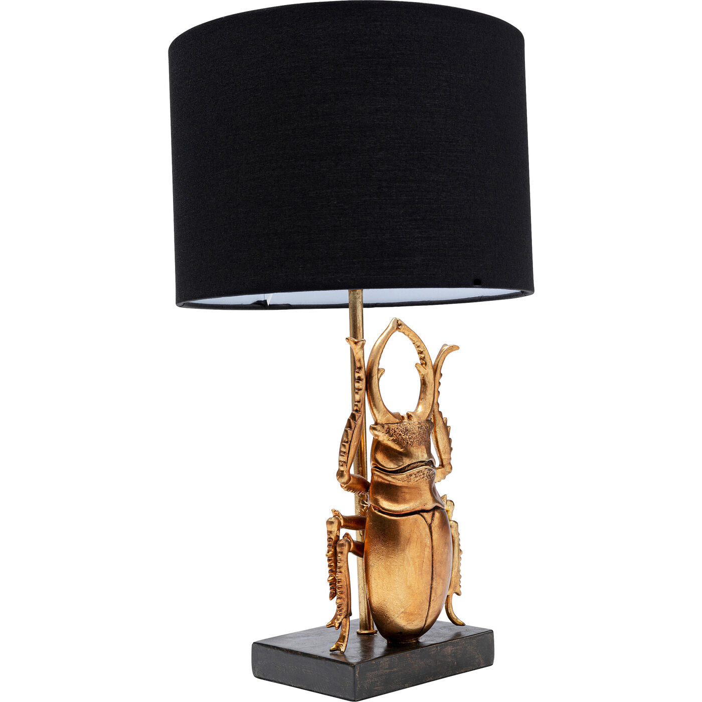 Table Lamp Animal Beetle Gold 42cm