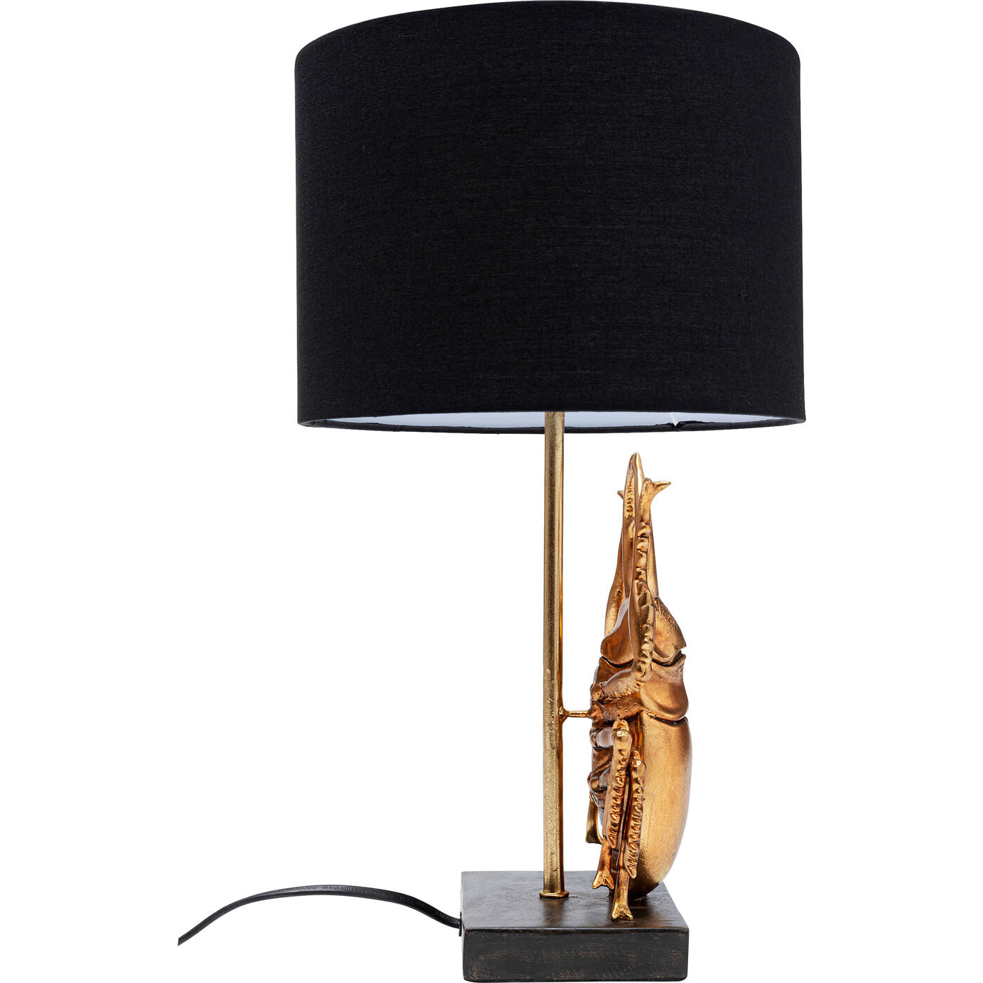 Table Lamp Animal Beetle Gold 42cm