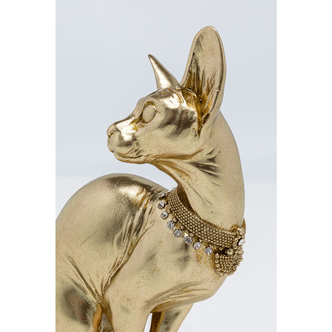 Gold Cat Figurine 