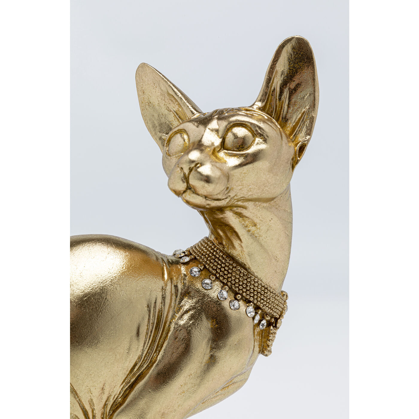 Gold Cat Figurine 