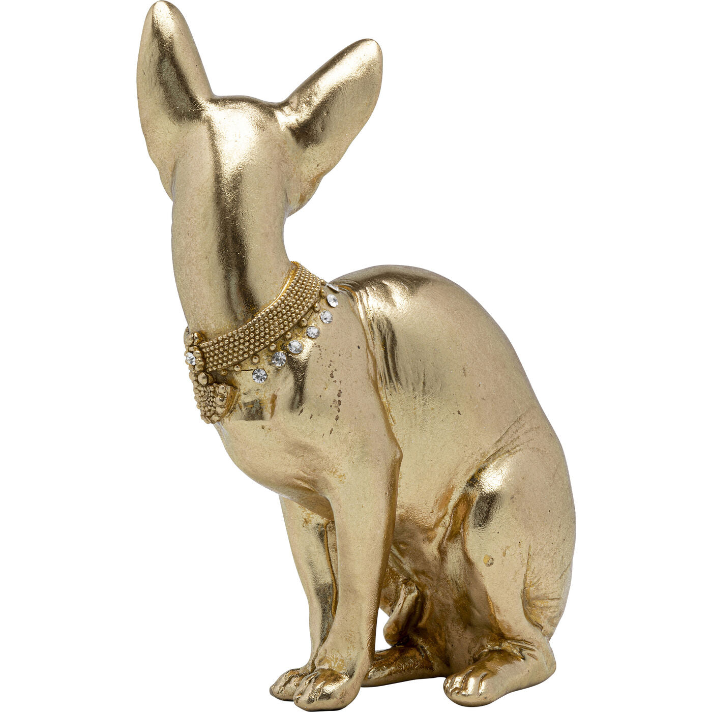 Gold Cat Figurine 