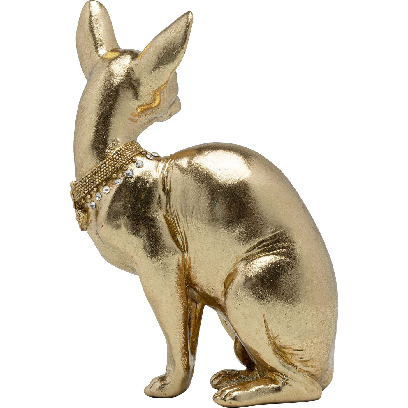 Gold Cat Figurine 